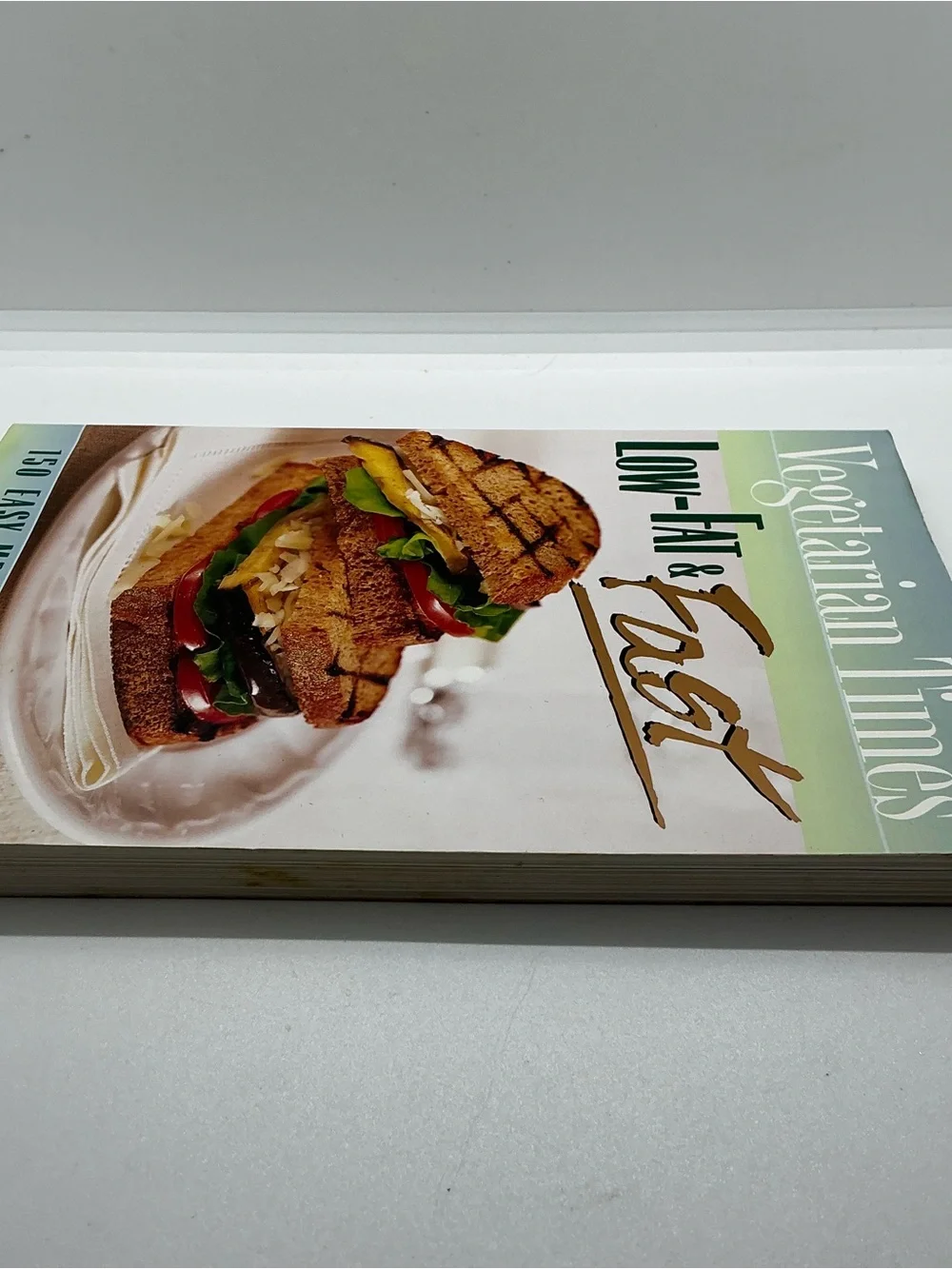 Vtg Vegetarian Times Low Fat & Fast 150 Meatless Recipes PB Cookbook